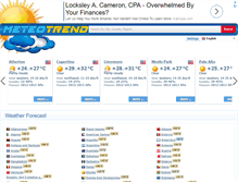 Tablet Screenshot of meteotrend.com